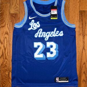 LeBron James LA Lakers Nike Classic Edition Swingman Jersey Size 48/Large NEW